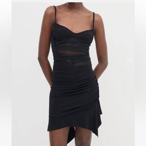 Mugler H&M Black Mini Dress